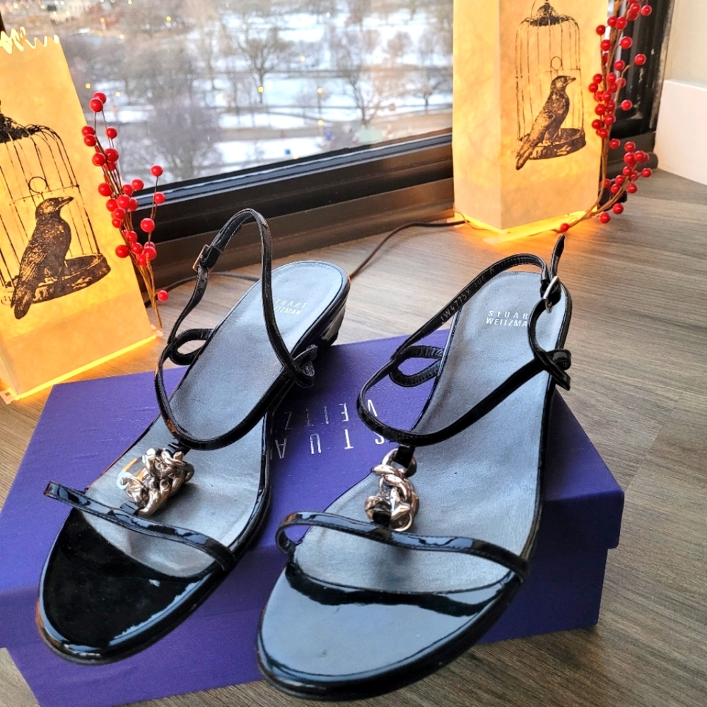 STUART WEITZMAN Fancy Sandals. Size 10.5. Made in Spain